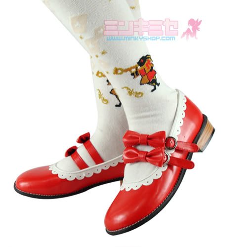 Twin Strap Bow Flats